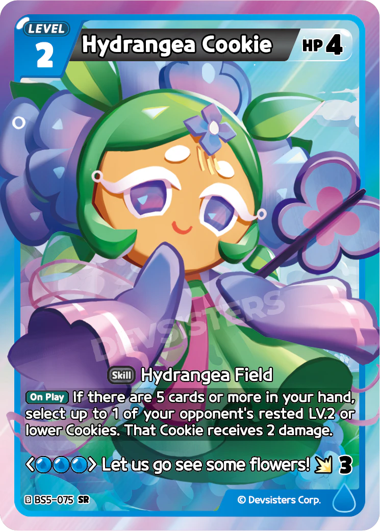 BS5-075 Hydrangea Cookie [SR] Operation Timeguard