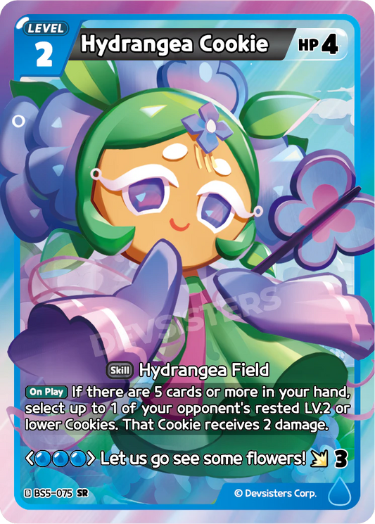 BS5-075 Hydrangea Cookie [SR] Operation Timeguard