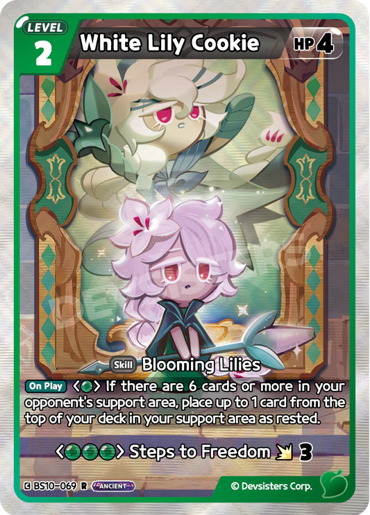 BS10-069 White Lily Cookie [R] Paradise of Passion and Sloth & Silence of Conviction