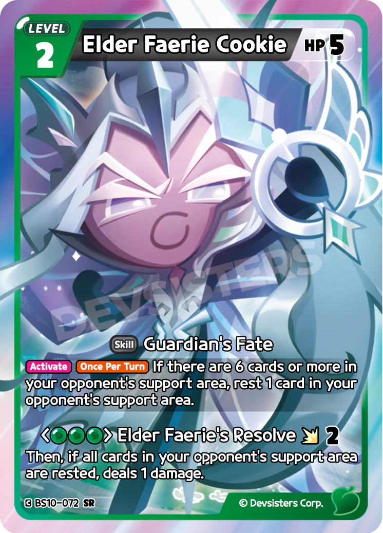 BS10-072 Elder Faerie Cookie [SR] Paradise of Passion and Sloth & Silence of Conviction