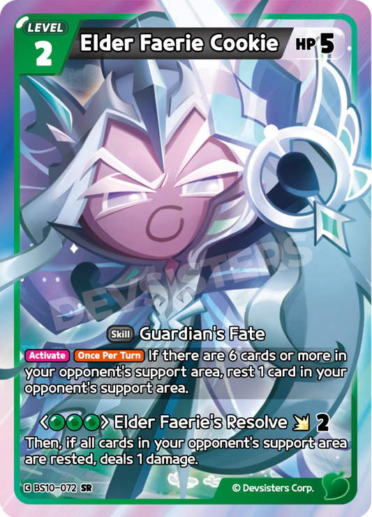 BS10-072 Elder Faerie Cookie [SR] Paradise of Passion and Sloth & Silence of Conviction