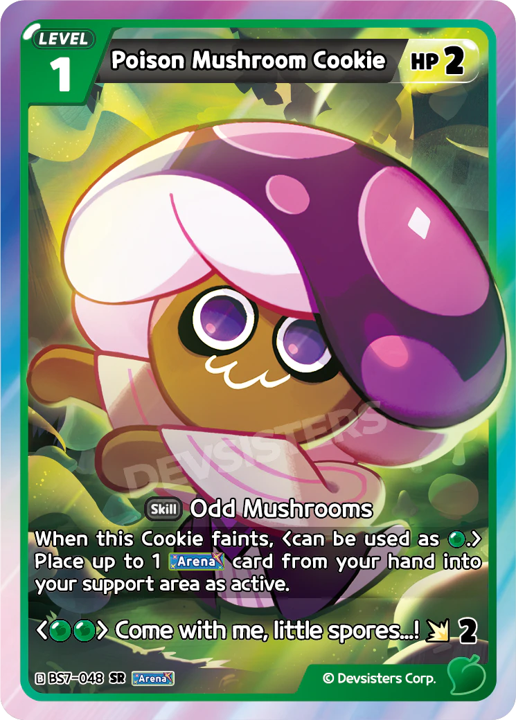 BS7-048 Poison Mushroom Cookie [SR] Arena of Glory
