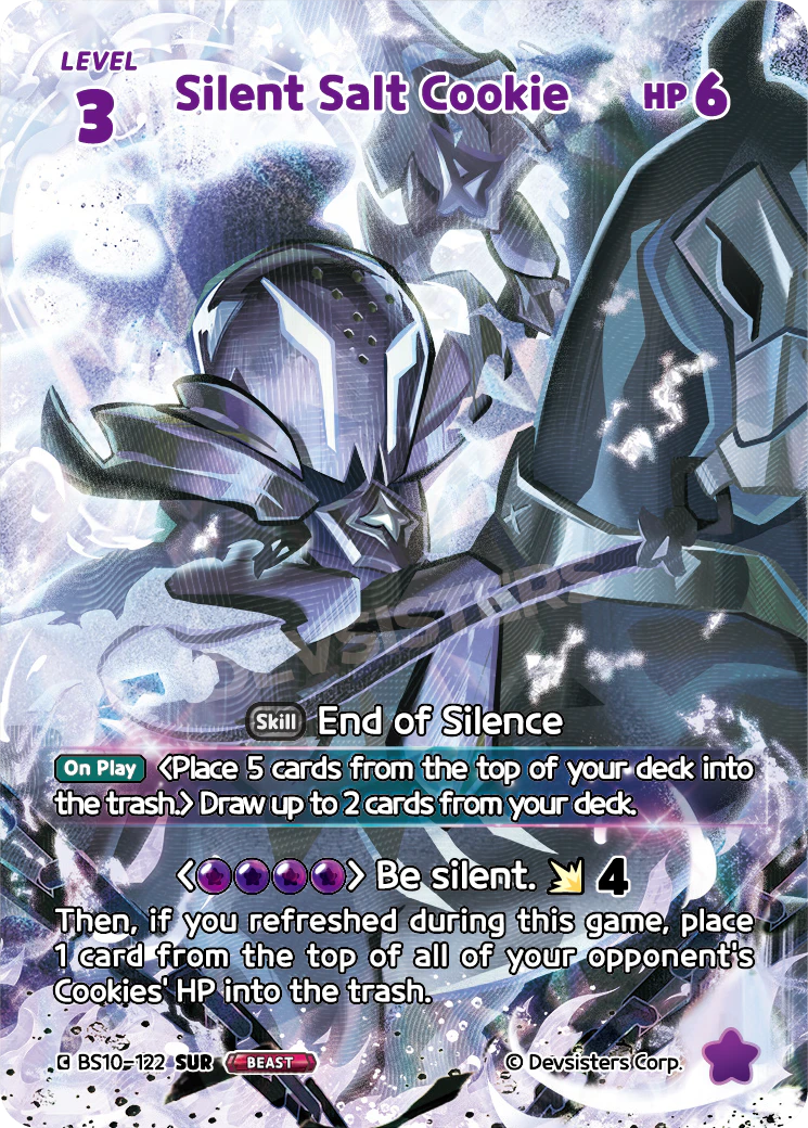 BS10-122 Silent Salt Cookie [SUR] Paradise of Passion and Sloth & Silence of Conviction