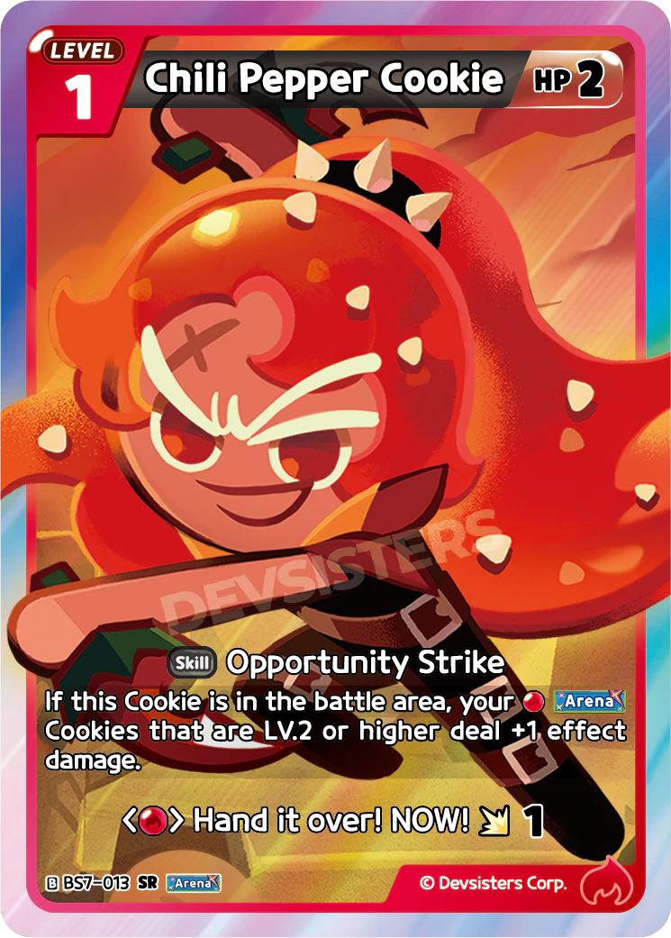 BS7-013 Chili Pepper Cookie [SR] Arena of Glory