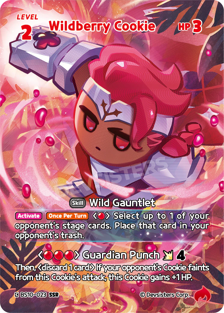 BS10-023 Wildberry Cookie [SSR] Paradise of Passion and Sloth & Silence of Conviction