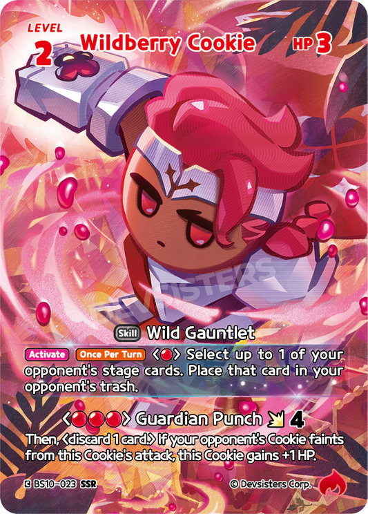 BS10-023 Wildberry Cookie [SSR] Paradise of Passion and Sloth & Silence of Conviction
