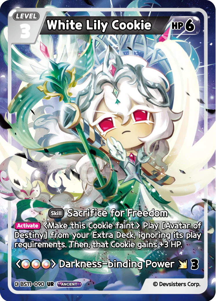 BS11-090 White Lily Cookie [UR] The Dark Enchantress War