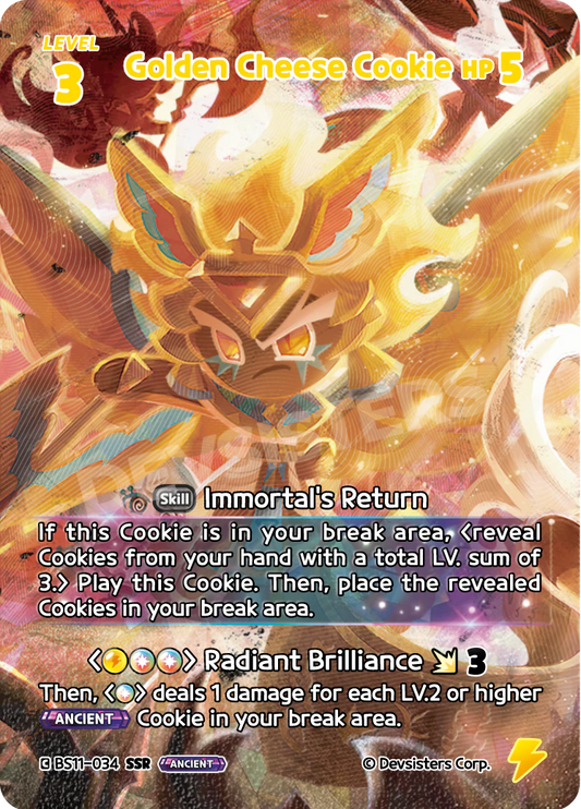 BS11-034 Golden Cheese Cookie [SSR] The Dark Enchantress War