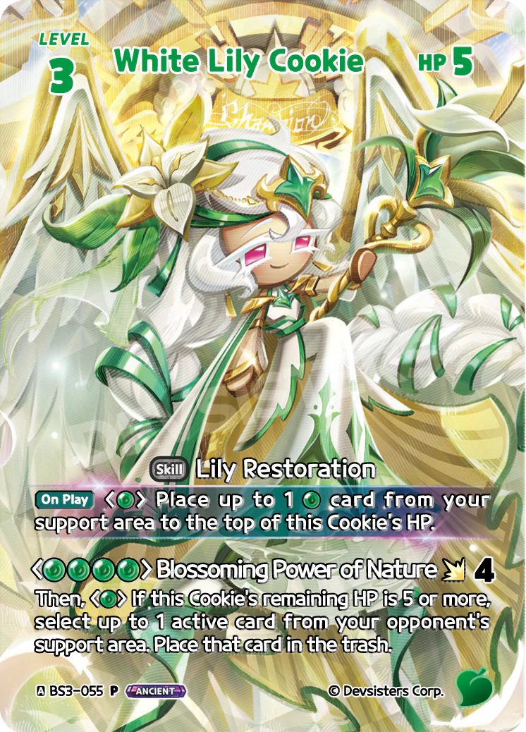 BS3-055 White Lily Cookie [P] World Championship Collection Exclusive