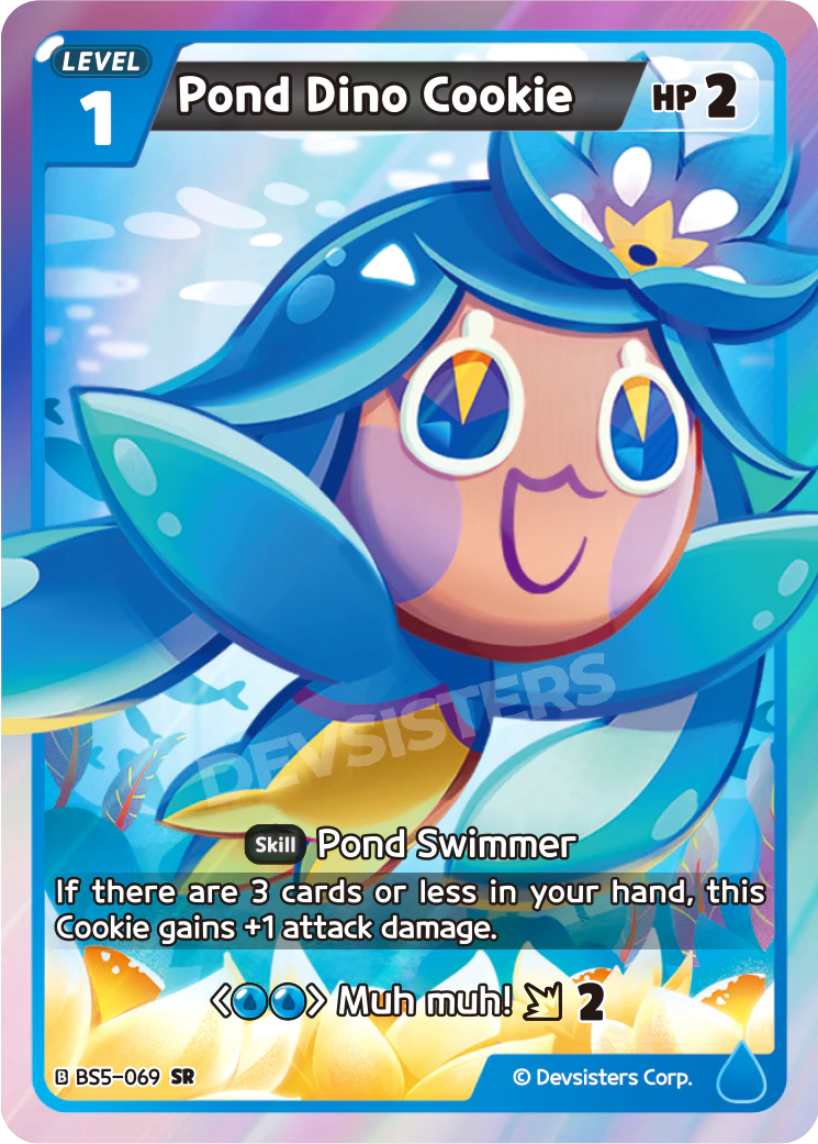 BS5-069 Pond Dino Cookie [SR] Operation Timeguard