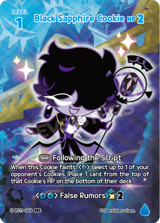 BS11-068 Black Sapphire Cookie [SEC] The Dark Enchantress War