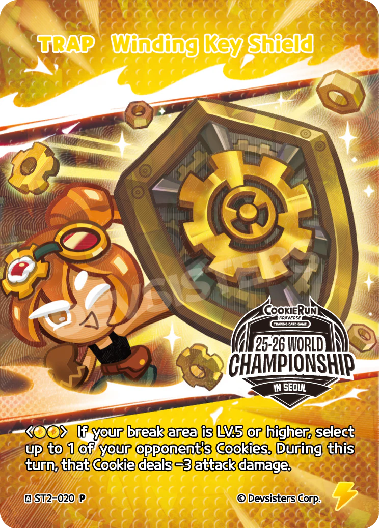 ST2-020 Winding Key Shield [P] 2026 World Championship Exclusive Stamped