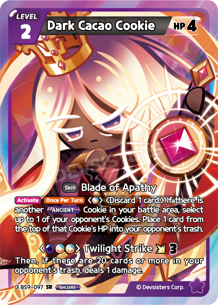 BS9-097 Dark Cacao Cookie [SR] A Game of Truth and Deceit