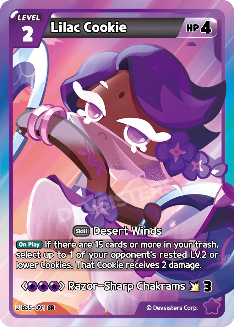 BS5-091  Lilac Cookie [SR] Operation Timeguard