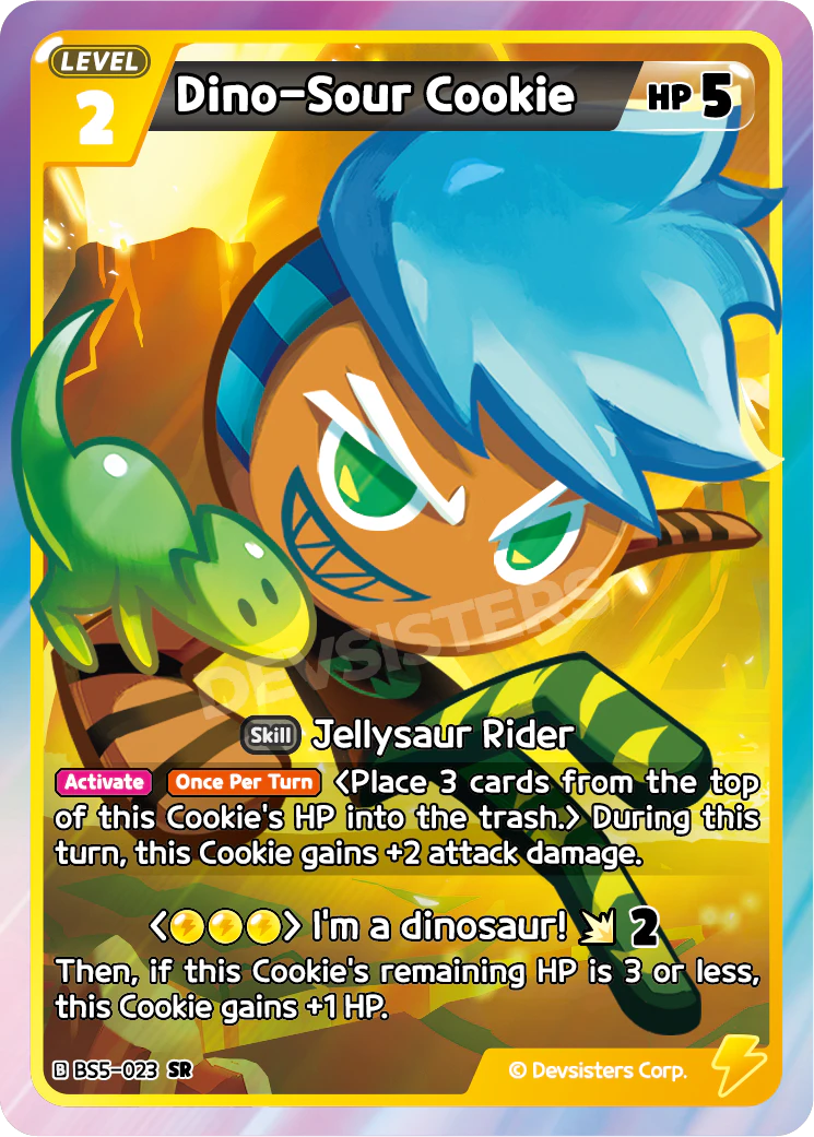BS5-023 Dino-Sour Cookie [SR] Operation Timeguard