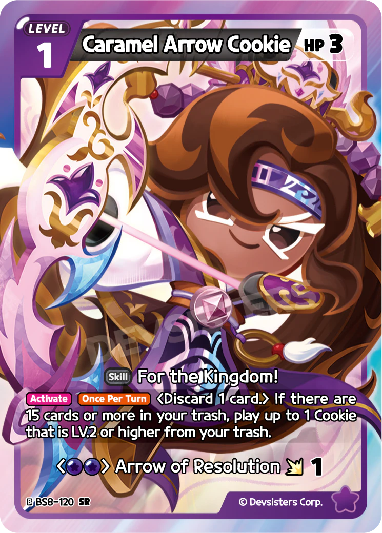 BS8-120 Caramel Arrow Cookie [SR] A Game of Truth and Deceit