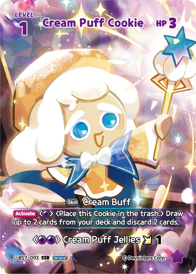 BS7-093 Cream Puff Cookie [SSR] Arena of Glory