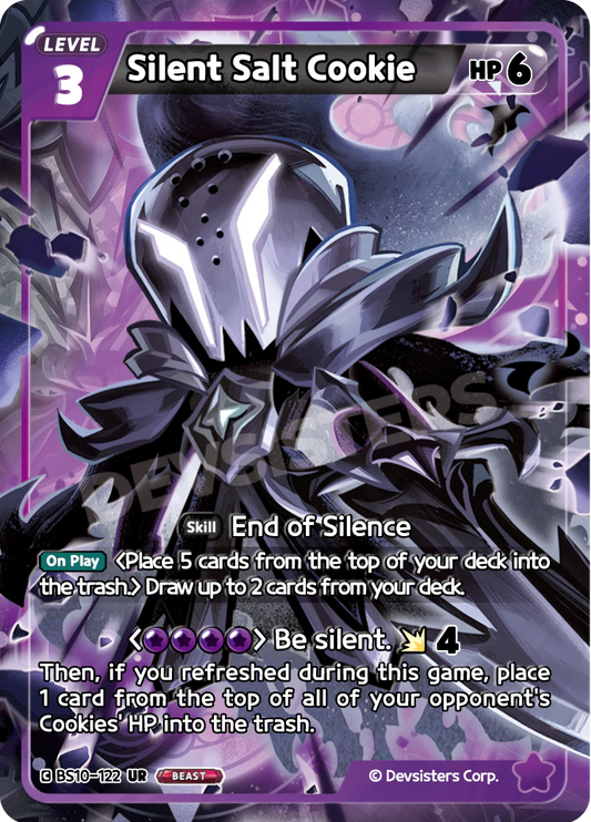 BS10-122 Silent Salt Cookie [UR] Paradise of Passion and Sloth & Silence of Conviction