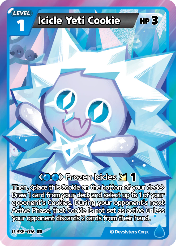 BS8-076 Icicle Yeti Cookie [SR] A Game of Truth and Deceit