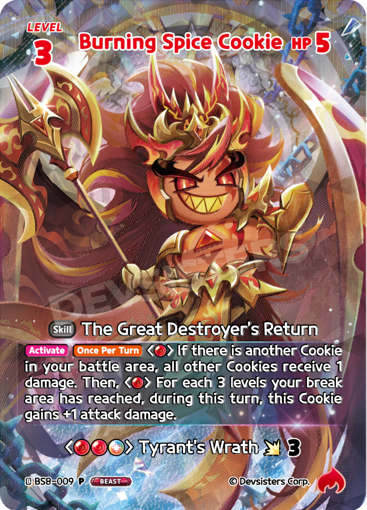 BS8-009 Burning Spice Cookie [P] World Championship Collection Exclusive