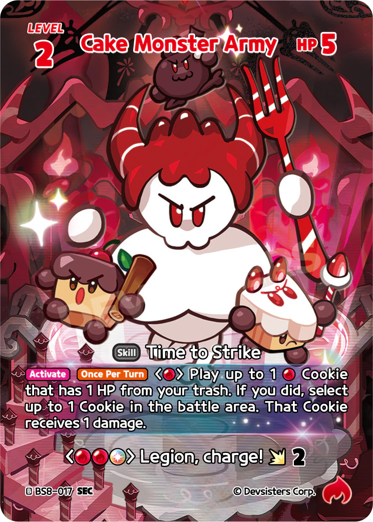 BS8-017 Cake Monster Army [SEC] A Game of Truth and Deceit