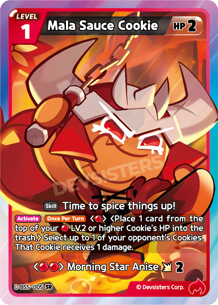 BS5-005 Mala Sauce Cookie [SR] Operation Timeguard