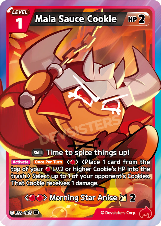BS5-005 Mala Sauce Cookie [SR] Operation Timeguard