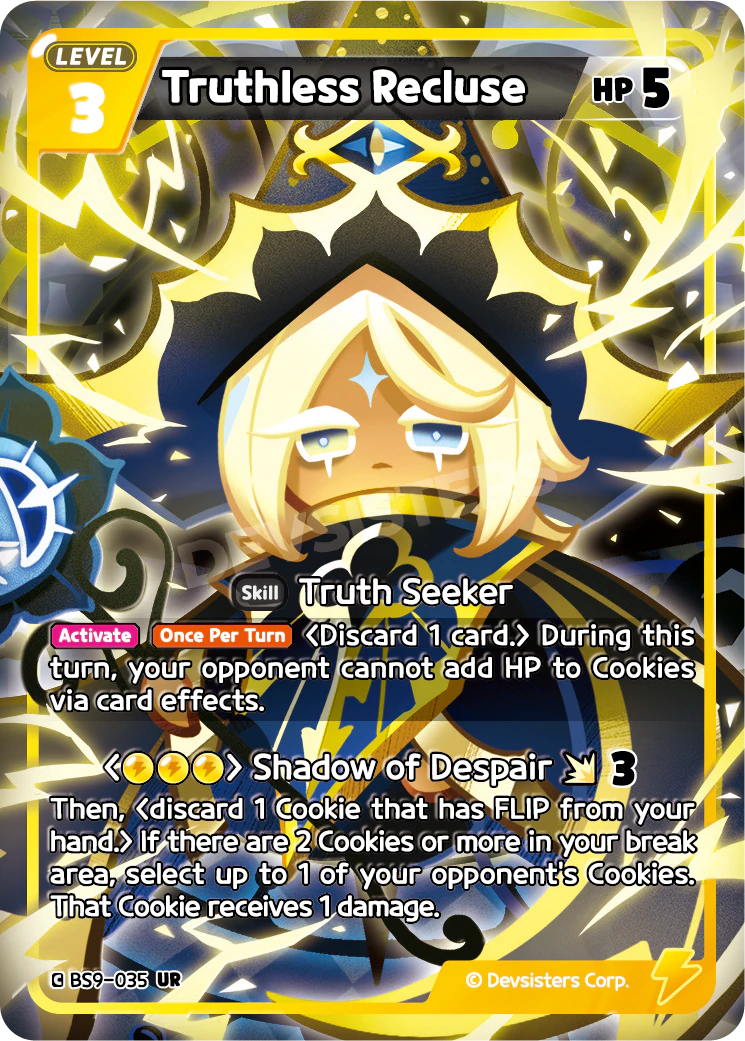 BS9-035 Truthless Recluse [UR] A Game of Truth and Deceit